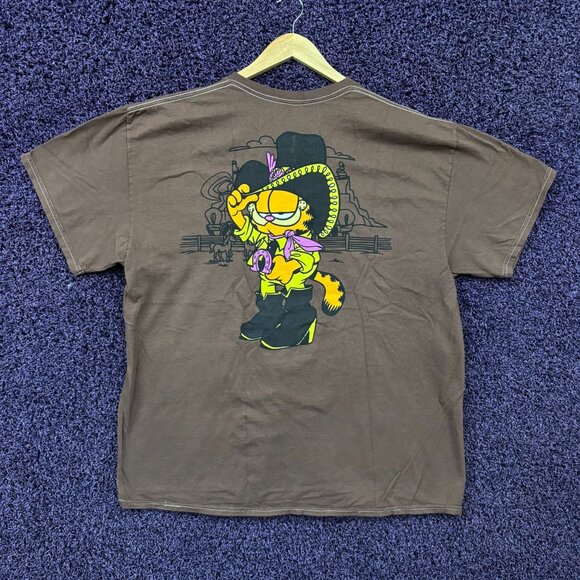 Garfield Cowboy Cat Tshirt size extra large - Picture 1 of 4